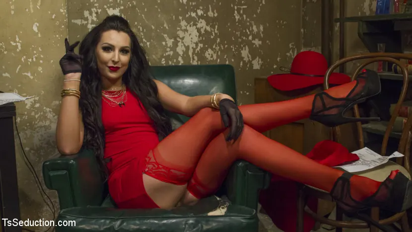 Kink TS 'The Devil In A Red Dress' starring Chanel Santini (Photo 11)