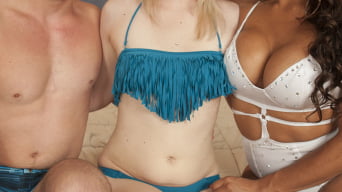 Ella Nova in 'Feature Shoot: Beach Blanket Threesome starring TS Jessy Dubai!'
