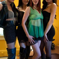 Maitresse Madeline Marlowe in 'Kink TS' ARCHIVE UPDATE: GANG BANG ORGY! 3 TS WOMEN DOMMING MAITRESSE MADELINE (Thumbnail 15)