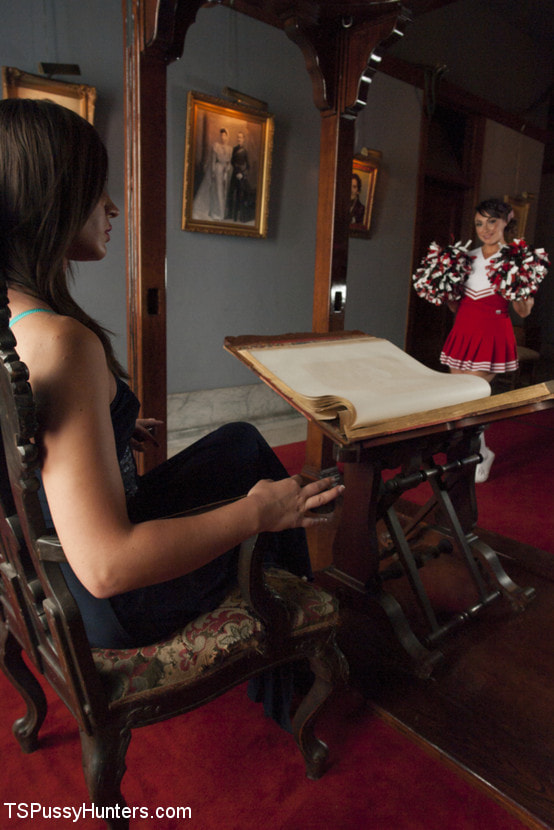 Bianca Dagger in 'Kink TS' The Cheer Squad Girl and The Vampire - Michelle Firestone devours Bianca (Thumbnail 1)