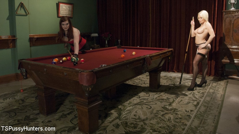 Kink TS 'Strip Pool Game, Winner Gets to Take the Loser' starring Nikki Delano (Photo 9)
