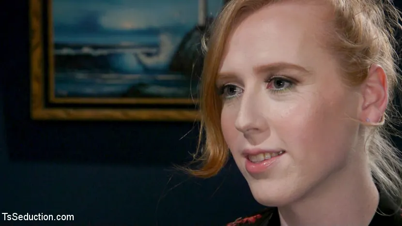 Kink TS 'Getting Ahead: Shiri Allwood Owns Her Boss, Dale Savage With Her Cock' starring Shiri Allwood (Photo 1)