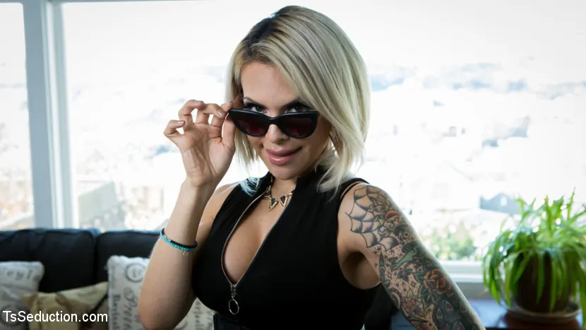 Kink TS 'Punishes Slob Boyfriend With Spanking and Nonstop Pounding!' starring TS Foxxy (Photo 17)